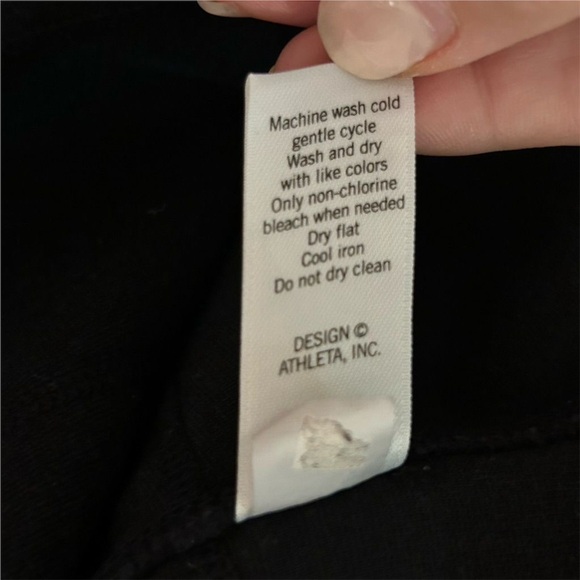 Athleta Women's Black A-Line Short Skirt M Casual with Zip Pockets - Picture 4 of 6
